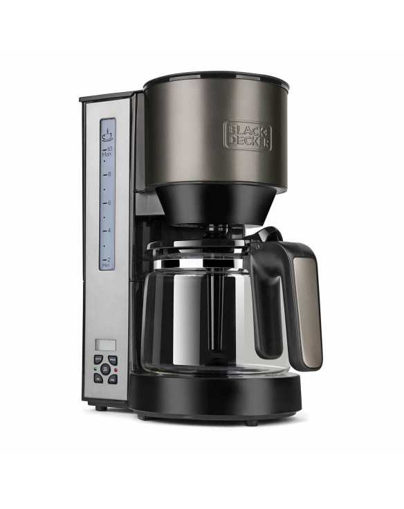 Drip Coffee Machine Black & Decker BXCO1000E Black Silver 1