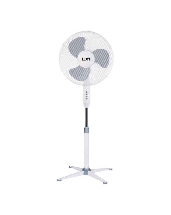 Freistehender Ventilator EDM Weiß Grau 45 W 1