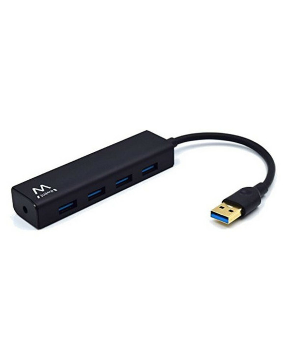 Hub USB Ewent EW1136 4 x USB 3.0 Noir 1