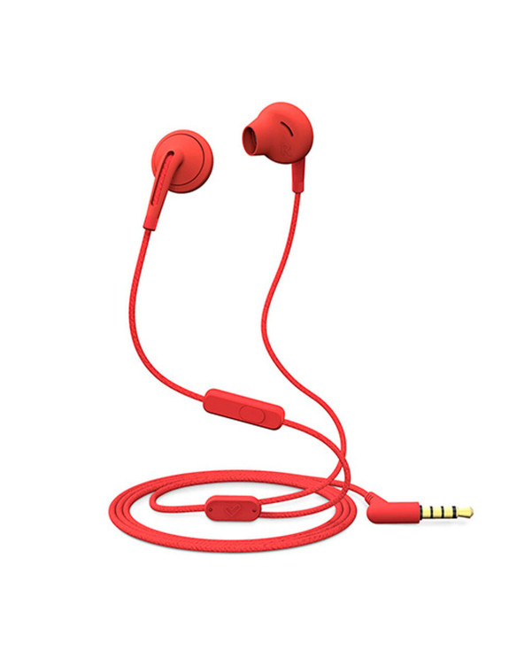 Headphones with Microphone Energy Sistem 447176 3 mW Red Raspberry 1