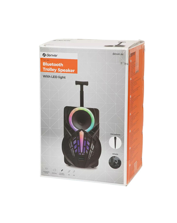 Tragbare Bluetooth-Lautsprecher Denver Electronics TSP-301 Schwarz 12 W 1