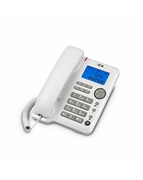 Landline Telephone SPC 3608B LCD Blue White 1