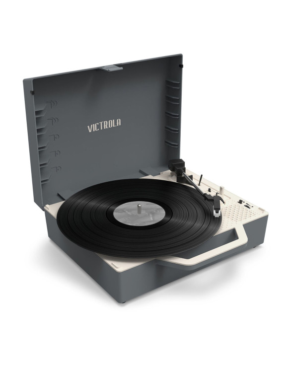 Record Player Victrola Re-Spin Grey 1