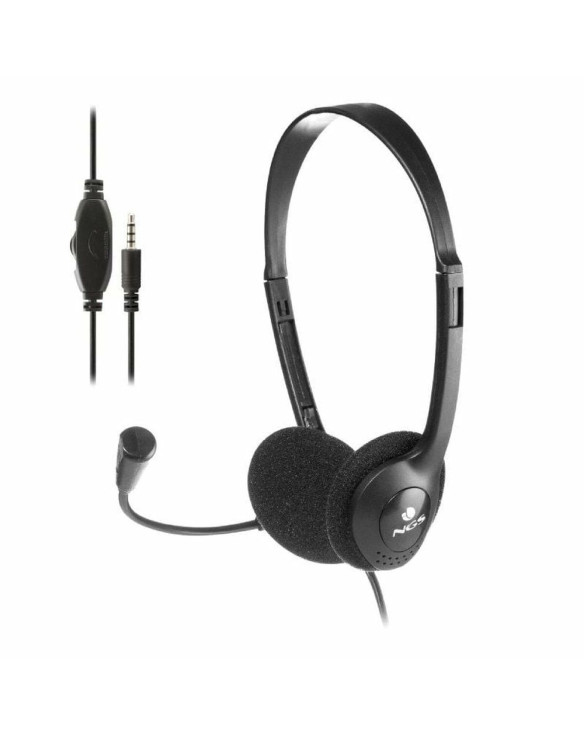 Headphones with Microphone NGS MS103MAX Black 1