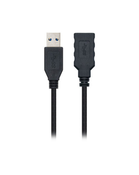 USB-Kabel NANOCABLE 10.01.090 Schwarz 1
