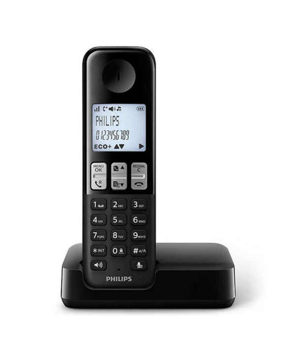 Téléphone Sans Fil Philips D2501B/34 DECT Noir 1