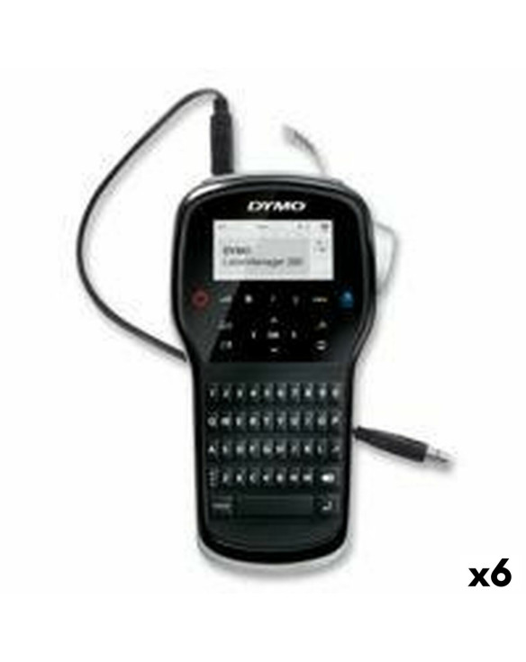 Electric Label Maker Dymo Labelmanager LM280 1,2 mm QWERTY Black (6 Units) 1