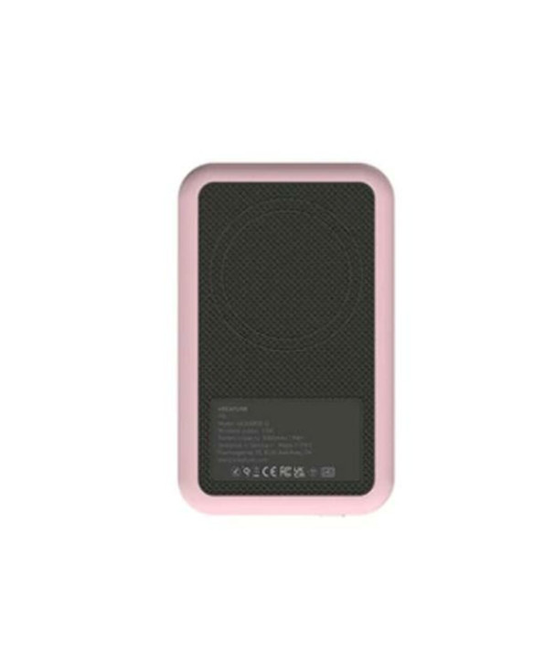 Power Bank with Wireless Charger Kreafunk Pink 5000 mAh 1
