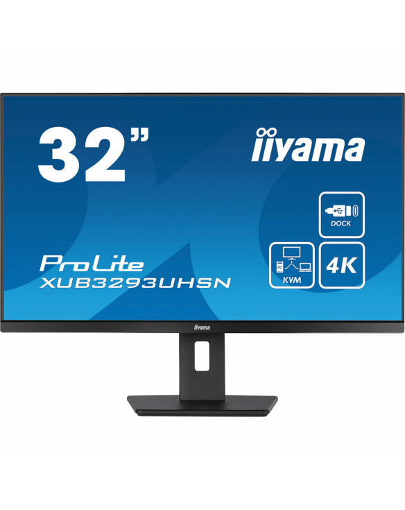 Monitor Iiyama ProLite XUB3293UHSN-B5 32" 31,5" IPS LCD Flicker free 60 Hz 1