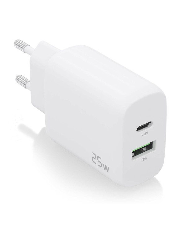 Wall Charger Aisens A110-0758 White 25 W (1 Unit) 1