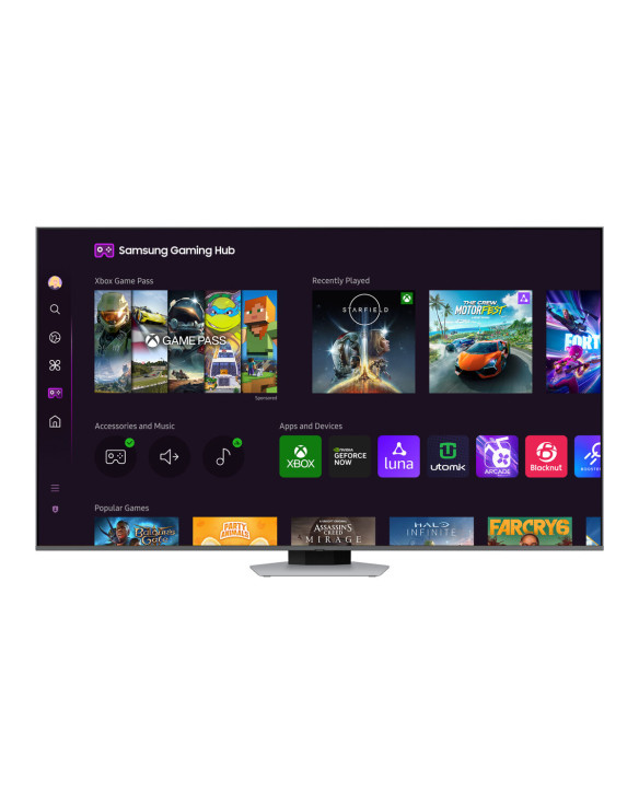 TV intelligente Samsung TQ55Q80D 4K Ultra HD QLED AMD FreeSync 55" 1