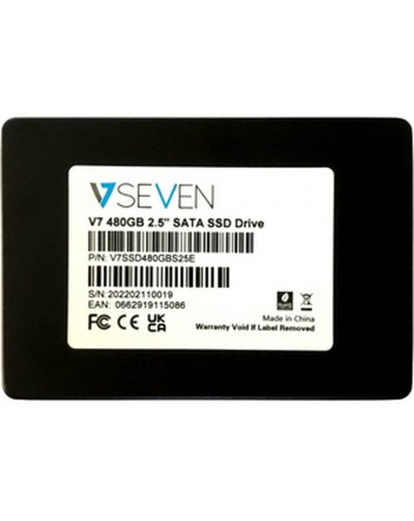 Festplatte V7 V7SSD480GBS25E 480 GB 1