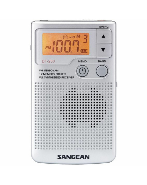 Radio Sangean DT250S Silberfarben 1