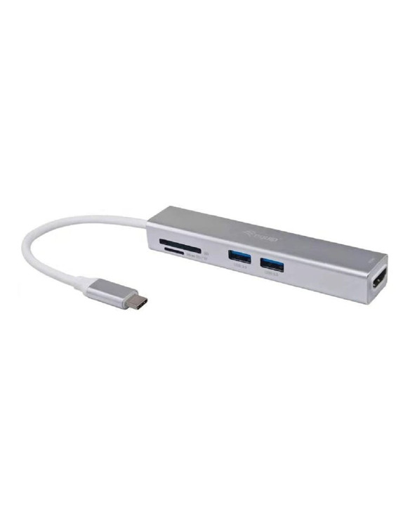 Hub USB Equip 133480 Gris 1