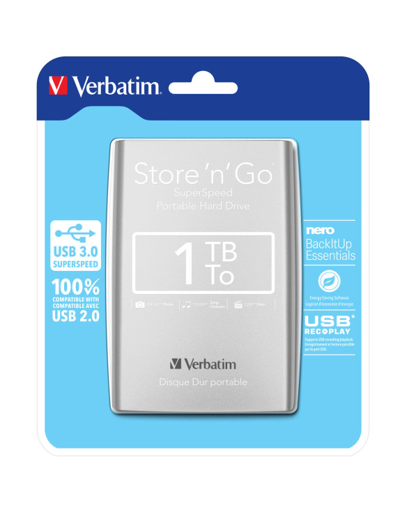 Externe Festplatte Verbatim 53071 1 TB HDD 1