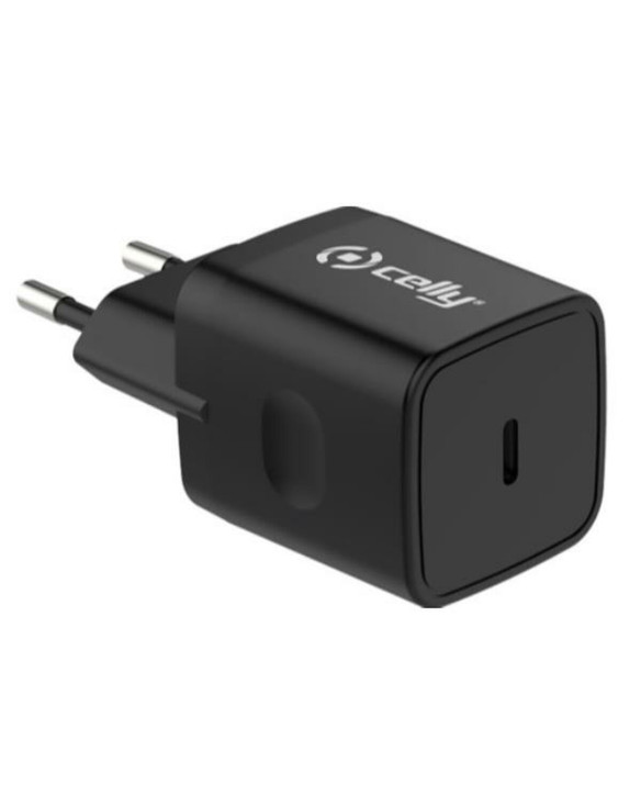 Wall Charger Celly PLTC1USBC30W Black 30 W 1