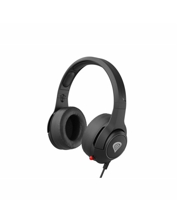 Headphones with Microphone Genesis NSG-1658 Black Red/Black 1