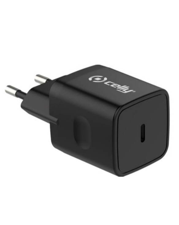 Wall Charger Celly PLTC20W Black 20 W 1