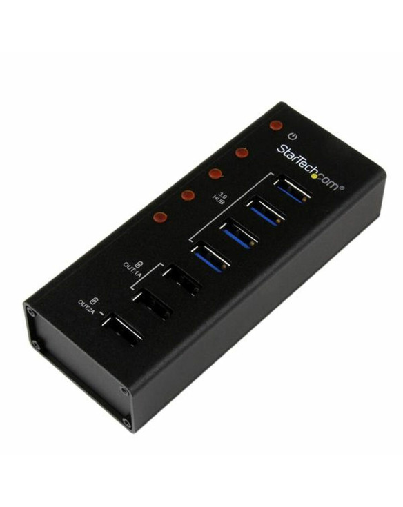Hub USB Startech ST4300U3C3 Schwarz 1