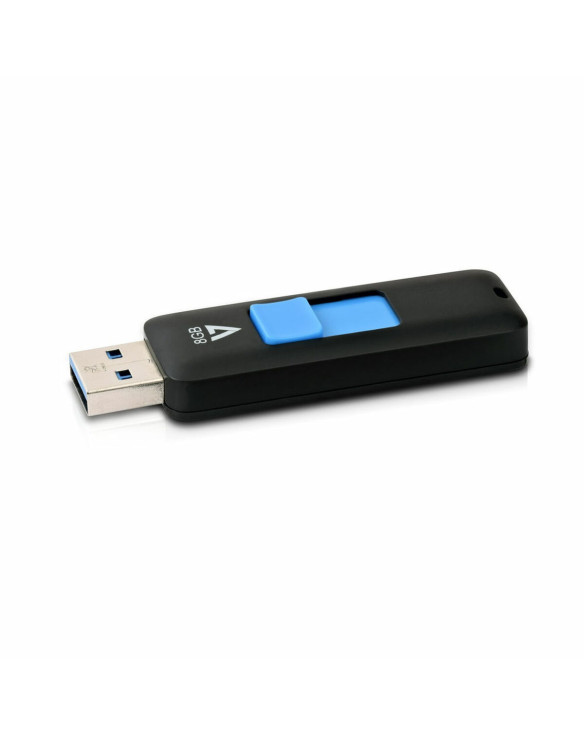 Pendrive V7 J153269 USB 3.0 Niebieski Czarny 8 GB 1