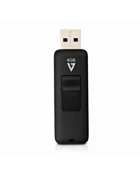 Carte Mémoire Micro SD avec Adaptateur V7 VF24GAR-3E           Noir 4 GB 1