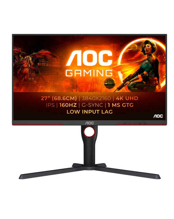 Gaming Monitor AOC U27G3X/BK 4K Ultra HD 27" 160 Hz/s 1