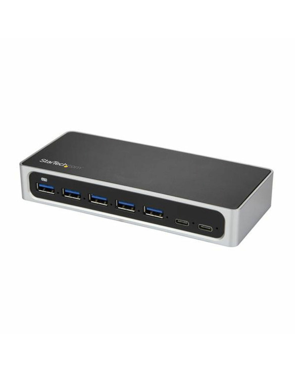 Hub USB Startech HB30C5A2CSC Schwarz Silberfarben Schwarz/Grau 1