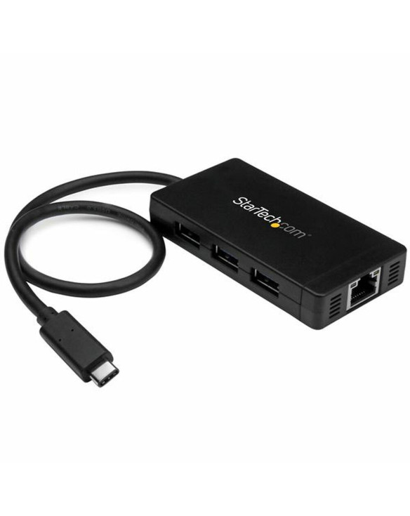 Hub USB Startech HB30C3A1GE Noir 2100 W 1