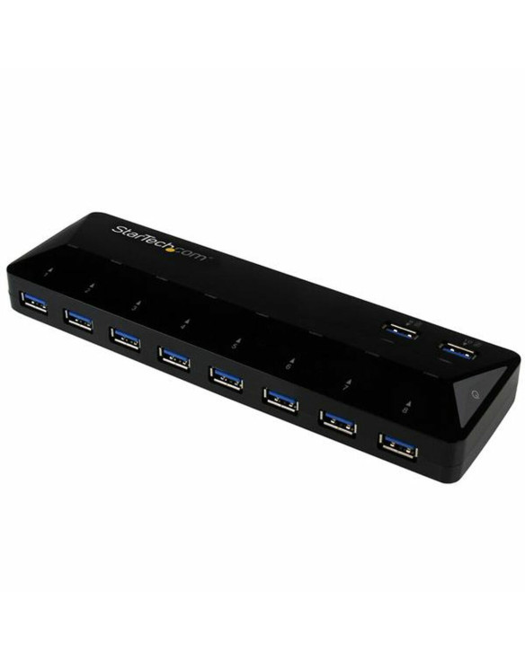 USB Hub Startech ST103008U2C USB 3.0 x 10 Black 1