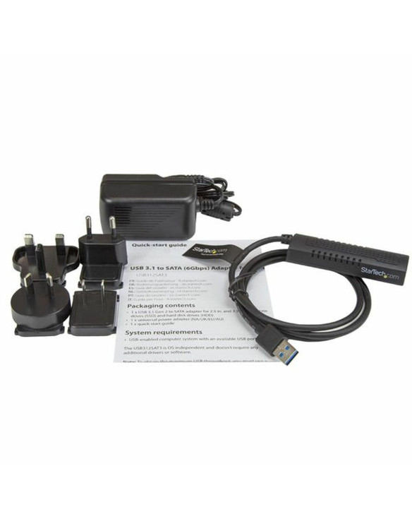 Adapter-Set Startech USB312SAT3           Schwarz 1