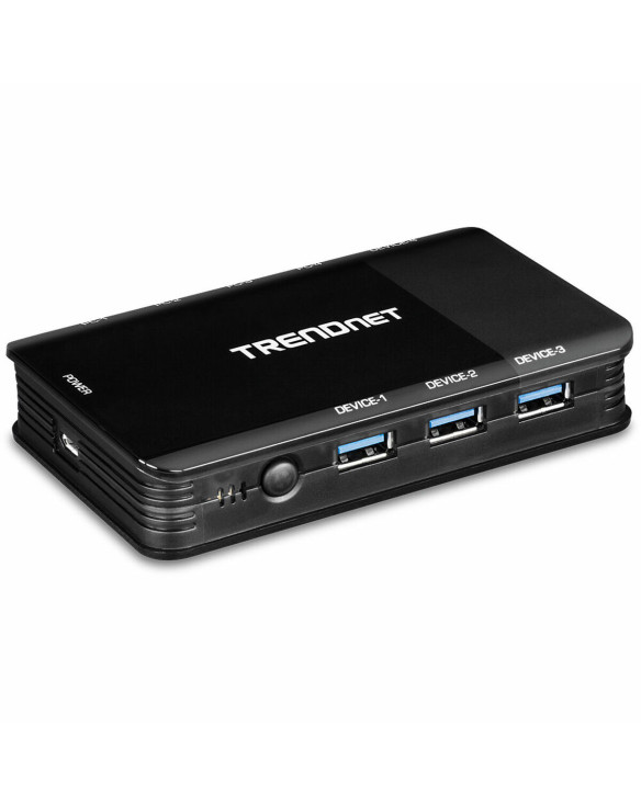 Przełącznik Trendnet TK-U404 USB Czarny 1