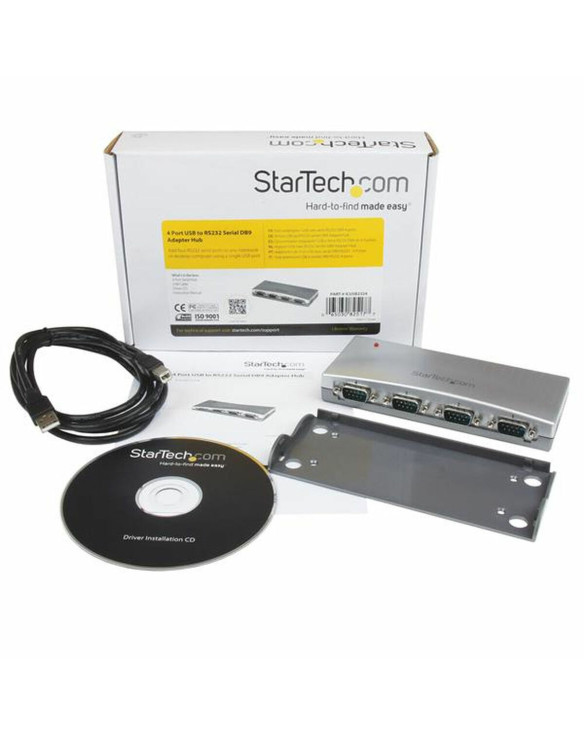 USB-zu-RS232-Adapter Startech ICUSB2324 Silberfarben 1