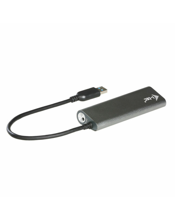Hub USB i-Tec U3HUB448 Argenté Noir Gris 1
