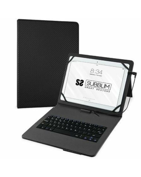 Housse pour Tablette et Clavier Subblim SUB-KT1-USB001 Noir Espagnol Qwerty 1