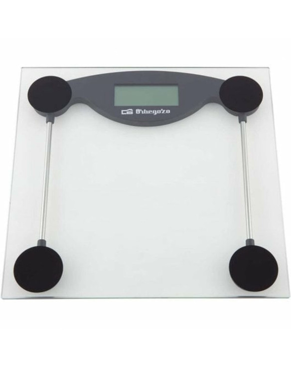 Digital Bathroom Scales Orbegozo 16229 Transparent Glass 150 kg (1 Unit) 1