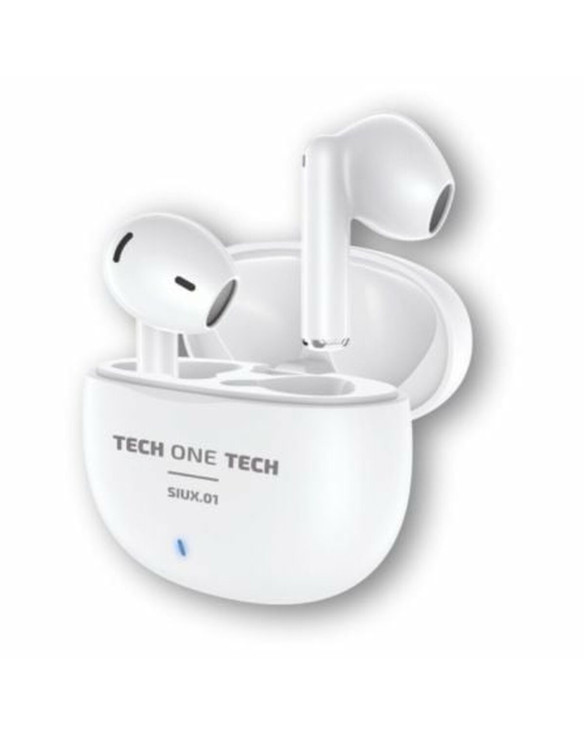 In-ear Bluetooth Headphones Tech One Tech TEC1401 White 1