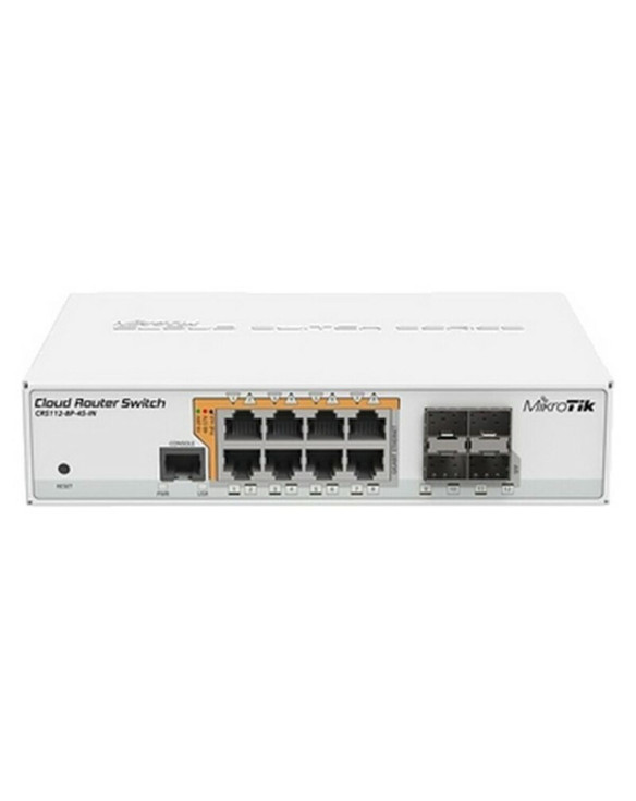 Switch Mikrotik CRS112-8P-4S-IN 16 MB 128 MB RAM 1