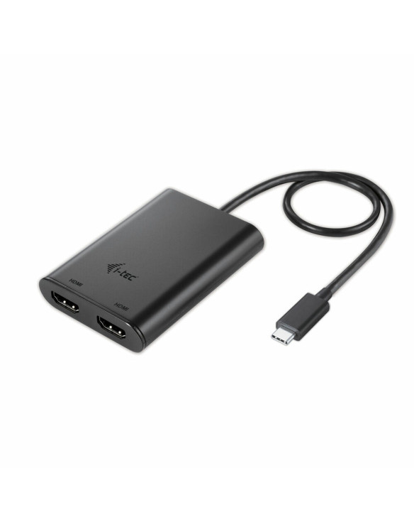 USB-C zu HDMI-Kabel i-Tec C31DUAL Schwarz 4K Ultra HD 1