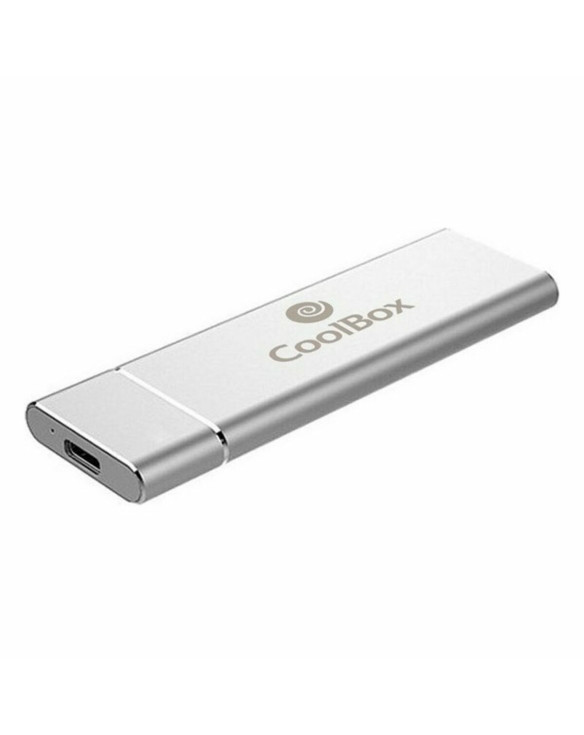 Boîtier pour disque dur CoolBox COO-MCM-NVME SSD NVMe Argenté USB USB-C USB 3.2 M.2 USB x 1 1