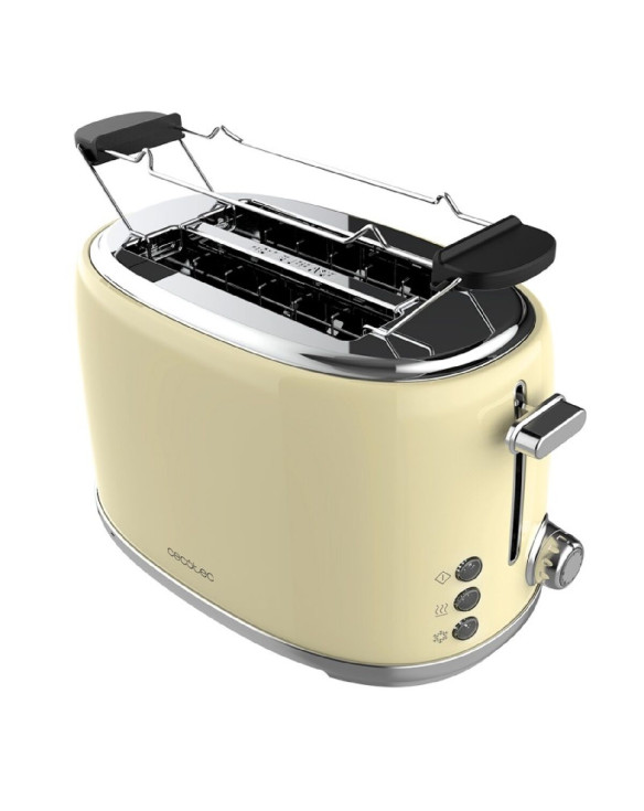 Toaster Cecotec Retro Double Gelb (Restauriert A) 1