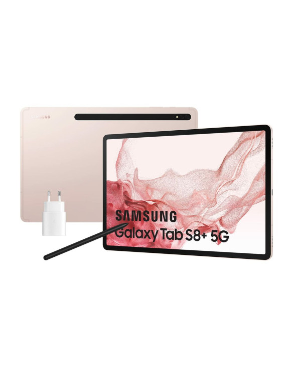 Tablet Samsung Galaxy Tab S8 Plus 5G Różowy 5G 12,4" 8 GB RAM 128 GB 1